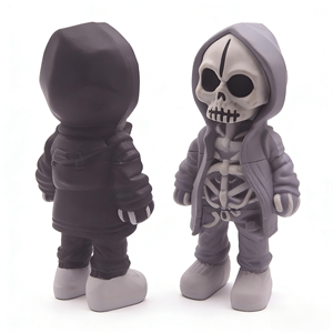 เครื่องบดสมุนไพรแบบใหม่ 4 ชิ้น ดีไซน์สร้างสรรค์รูปหัวกะโหลกสำหรับฮาโลวีน เครื่องบดโลหะสำหรับบดยาสูบ - Product Image 2