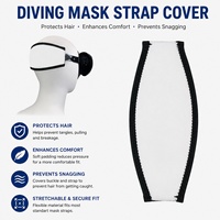Couvre-sangle de masque de plongée en néoprène imprimé avec logo personnalisé, accessoires de masque de plongée étanches pour la natation