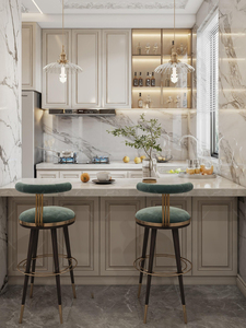 乔治集团现代独特家居厨房家具岛推车储物柜防水壁纸漆批发 - Product Image 3