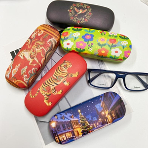 Estuches <span class=keywords><strong>para</strong></span> Gafas con <span class=keywords><strong>Varios</strong></span> Diseños, de Cuero PU y Metal, Protección <span class=keywords><strong>para</strong></span> <span class=keywords><strong>Lentes</strong></span> - Product Image 5