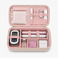 Étui de rangement rigide personnalisé en EVA pour stylo à insuline et peptides, avec compartiment pour accumulateur de froid, idéal pour les voyages, disponible en gros avec logo personnalisé
