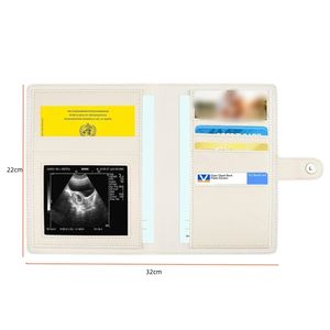 Livre à ultrasons personnalisable sac à documents de soins de <span class=keywords><strong>grossesse</strong></span> avec logo mère-enfant couverture de passeport en cuir couverture de maternité - Product Image 2