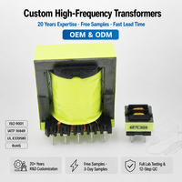Transformateur de pilote LED direct usine 220V vers 12V 24V EE16 EE19, transformateur à impulsions haute fréquence 300W en cuivre, personnalisable OEM