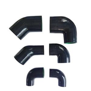 ท่อยางซิลิโคนทนความร้อนสูง ปรับแต่งได้ สีดำ ข้อต่อโค้ง 135 องศา สำหรับถังเก็บน้ำ ระบบเทอร์โบชาร์จ - Product Image 2