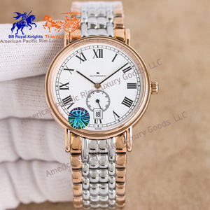 นาฬิกาควอตซ์หรูสำหรับผู้ชาย Longnes 2025 สายหนังสไตล์ธุรกิจ หน้าปัดเรียบง่าย ดีไซน์สร้างสรรค์ กันน้ำ 50 เมตร ตัวเรือนสแตนเลสสตีล 316L - Product Image 2