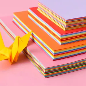 Wholesale 70 75 80gsm Light Bright Color Craft Origami Paper Color A4 Printing Copier Paper 100% Woold Pulp