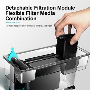 Filtro Esterno per Acquario con Skimmer di Superficie e Filtro di Circolazione per Acquari Domestici d'Acqua Dolce - Product Image 3