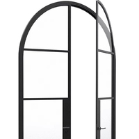 Portes battantes en verre français cintrées à prix compétitif avec un design luxueux