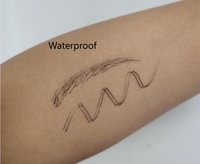 Crayon à sourcils liquide waterproof à formule végétale, emballage argenté, OEM/ODM, logo privé et emballage personnalisé pour usage quotidien