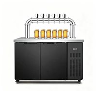 Mesin Dispenser Bir Komersial All-In-One, Mesin Dispenser Keran Bir Menara, Mesin Pendingin Bir Kegerator yang Tahan Lama
