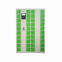 Casier de rangement intelligent pour téléphones portables, armoire de recharge en acier, résistant à la rouille, accès sécurisé sans clé, usage commercial