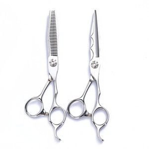 Chicken Hairdressing Scissors Set 6 Inch Stainless Steel Thinning Shears For Hair Cutting And Trimming - Product Image 1