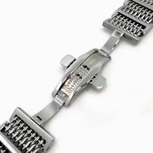 Venta Directa de Fábrica: Correa de Reloj de Lujo de Acero Inoxidable con Cierre Desplegable, Extraíble, Transpirable, de 20mm, 22mm, 24mm, de Gran Valor - Product Image 6