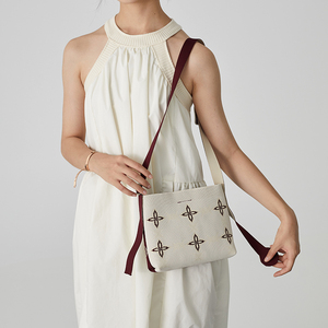 Của phụ nữ tùy chỉnh công suất lớn Jacquard mô hình thời trang và thân thiện với môi Crossbody túi và Vai Túi - Product Image 5