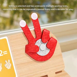 Nouvelles perles Montessori pour l'apprentissage des <span class=keywords><strong>math</strong></span>ématiques, jouets éducatifs en bois pour la décomposition arithmétique, perles à clipser pour le comptage au doigt pour enfants - Product Image 4