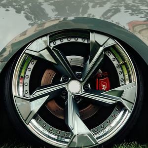 SAiLen Jantes en alliage coulé à cinq branches haute performance 2 pièces 18-22 pouces 5x150 PCD ET0 Finition noire M3/M4/M5 Mercedes Garantie 5 ans - Product Image 2