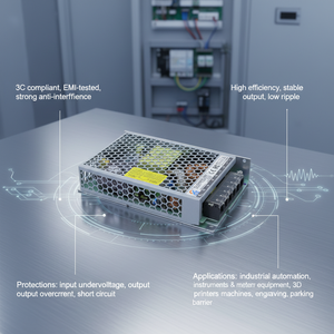 Alimentatore DC per <span class=keywords><strong>Atari</strong></span> 2600 47-63Hz 24V 2A 0-70A, Alimentatore da Banco 10A, Alimentatore a Uscita Singola 65 Volt - Product Image 1
