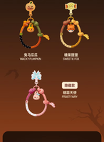 100% Original POPMART HIRONO Spooky Bakehouse Series Halloween Breloques de téléphone Pendentifs Boîtes mystères Décorations de téléphone pour cadeaux