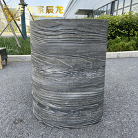 Carrelage souple MIGLIORE à effet bois pour la décoration murale intérieure et extérieure, carrelage en pierre Mcm, carrelage céramique flexible ignifuge