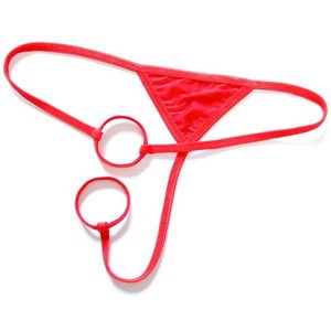 Sous-vêtements string sexy respirants pour hommes, string sexy pour hommes à double cercle, taille basse, style export. - Product Image 4