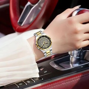 Montre pour femmes POEDAGAR, élégante, avec affichage de la date et du jour, montre à quartz en acier inoxydable, lumineuse, étanche, montres pour femmes, Reloj - Product Image 3