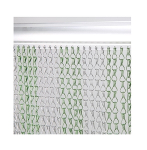 Kiến Trúc Trang Trí Đôi Móc Chuỗi Cửa Rèm Dệt Nhôm Móc Kim Loại Liên Kết Lưới Cho Màn Hình Ứng Dụng Uốn - Product Image 4