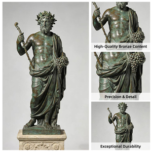 รูปปั้นรูปปั้นบรอนซ์แบบคลาสสิกงานตามสั่งสำหรับตกแต่งโบสถ์รูปปั้นทองสัมฤทธิ์แบบดั้งเดิมในสวน - Product Image 4