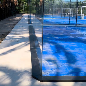 전문 padel 테니스 메이커 및 2x3m 큰 그물 padel 코트 100% 핫 딥 아연 도금 120x120x3.2mm 극 크기 10 + 년 보증 - Product Image 5