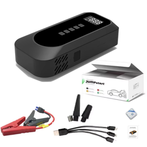 Самый экономичный и надежный пусковой комплект для грузовиков, автомобилей и мотоциклов, максимальный ток 500А, 12В, портативное зарядное устройство, насос для подкачки шин 150PSI, светодиодный фонарь - Product Image 1