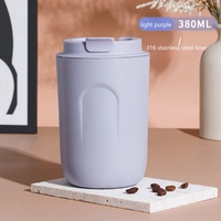 Nouvelle Tasse à Café Isotherme Portable 380 ml en Acier Inoxydable 316 à Double Paroi, Gravée au Laser avec Logo Personnalisé, Vente en Gros 2026 Emerit