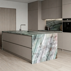 Material para Encimeras de Cocina Contemporáneas, Ecológico, de Cuarzo en Losa Gruesa, Duradero, Impermeable, Modelo Tempest Crystal, Próximamente Disponible - Product Image 1