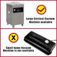 Emballage personnalisé thermoscellé sur trois côtés, sous vide, pour aliments, viande, lait, transparent, qualité commerciale, stérilisable, résistant à l'humidité