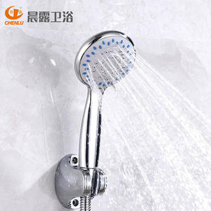 Cabezal de ducha pequeño con forma de raqueta, rociador de mano portátil redondo, interfaz universal, fácil instalación, accesorios para bañera - Product Image 2