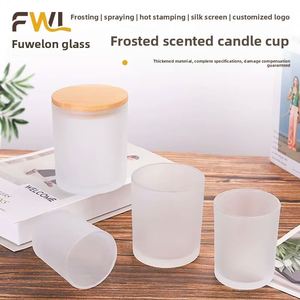 Frasco de Vidrio Esmerilado para Velas de Cera de Soja, Decoración Minimalista para el Hogar, Portavelas de Aromaterapia, 21 Años de Experiencia, Fabricantes Líderes en China - Product Image 4