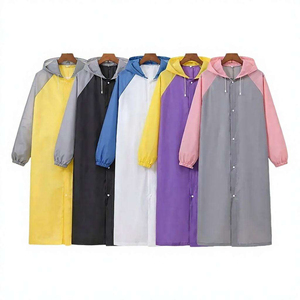 Poncho de pluie pour adulte, imperméable, réutilisable, pliable, avec capuche, pour les voyages en plein air - Product Image 1