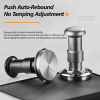 Shavcooo Tamper à expresso 58 mm Premium, calibré, avec ressort de 30 lb, en acier inoxydable, pour barista et accessoires de café à domicile