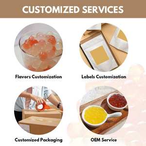 Perlas <span class=keywords><strong>de</strong></span> Konjac Cristalizadas con Sabores Frutales Variados para Té <span class=keywords><strong>de</strong></span> Burbujas, en Envase <span class=keywords><strong>de</strong></span> Botella/Bolsa, Directo <span class=keywords><strong>de</strong></span> Fábrica - Product Image 5