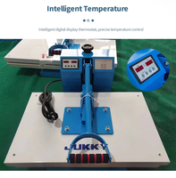 Nouvelle presse à chaud manuelle JUKKY pour vêtements, machine numérique électrique pour T-shirts, mini presse à plat avec plateau 40*60cm, vente en gros usine