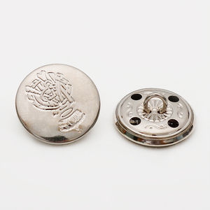 Tùy Chỉnh Kim Loại Brass May Shank Nút Cho Hàng May Mặc Cổ Điển Vàng Nút Blazer Đồng Phục Phù Hợp Với Áo Phụ Kiện Mạ Kỹ Thuật - Product Image 5