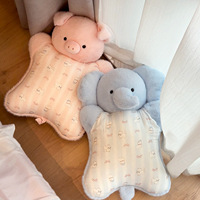 Bantal Boneka Domba, Boneka Penghilang Stres yang Lembut, Bantal Tidur Empuk Tiga Warna, Hadiah Teman, Grosir