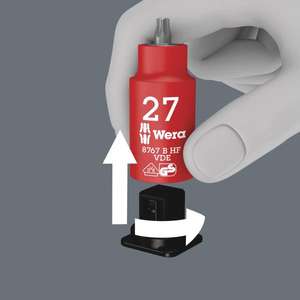 WERA - 05003982001 Courroie textile VDE pour 10 emplacements 71x209mm (non chargé)-EAN 4013288210913 CLÉ À DOUILLE ACCESSOIRES 1/2" - Product Image 2