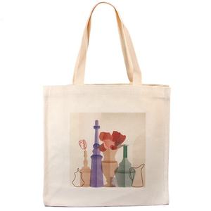 Bolso de lona de lujo para mujer, bolso de mano con estampado clásico de gran capacidad, bolso de compras reutilizable de un hombro - Product Image 1