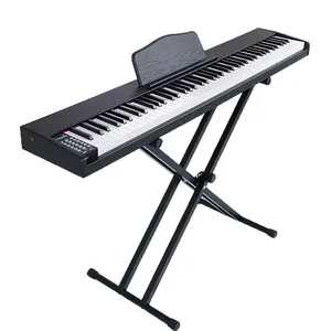 <span class=keywords><strong>BDmusic</strong></span> Haute Qualité 88 Touches Piano Numérique Clavier Musical USB MIDI piano numérique avec affichage LED Pour Les Enfants - Product Image 1