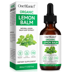 OneBtanicl 60ml Natural Organic <span class=keywords><strong>Lemon</strong></span> <span class=keywords><strong>Balm</strong></span> Folha Extrato Líquido Suplementos Private Label <span class=keywords><strong>Lemon</strong></span> <span class=keywords><strong>Balm</strong></span> Drops para Immune Boost - Product Image 1