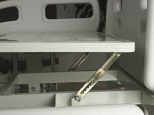 <span class=keywords><strong>Lit</strong></span> d'hôpital électrique certifié CE ISO UKCA à trois fonctions avec une capacité de 240 kg AOLIKE pour soins intensifs - Product Image 5