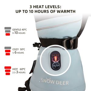 <span class=keywords><strong>SNOW</strong></span> <span class=keywords><strong>DEER</strong></span> <span class=keywords><strong>Gants</strong></span> d'hiver en cuir <span class=keywords><strong>chauffants</strong></span> Rechargeable Electric Snowboard Ski Hand Warm Touch Screen Sport Glove - Product Image 2
