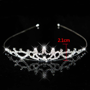 Mode mariée <span class=keywords><strong>mariage</strong></span> couronne femmes strass bandeau enfants princesse couronne en gros - Product Image 4