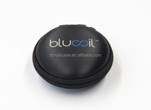 Hotselling Rotondo tappi per le orecchie di caso, <span class=keywords><strong>Zipper</strong></span> Trasduttore Auricolare/auricolari copertura della cassa del sacchetto - Product Image 3