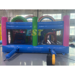 Scivolo Gonfiabile Commerciale a Tema Scimmia con Castello Rimbalzante Combinato in <span class=keywords><strong>Vendita</strong></span> per Noleggio Feste - Product Image 6
