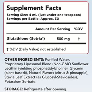 Gotas líquidas de glutatión liposomal, desintoxicación inmune antioxidante, suplemento de salud bucal para la piel del hígado, L-glutatión reducido, <span class=keywords><strong>500mg</strong></span> - Product Image 2
